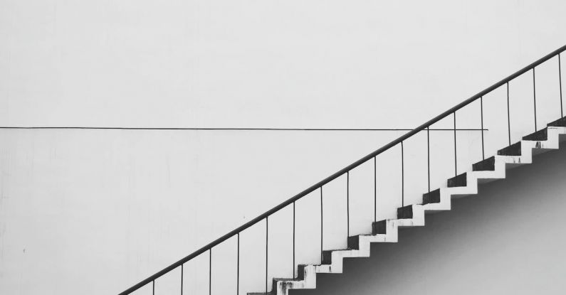 Step - White Stairs Wallpaper