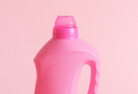 Laundry Supplies - Plastic bottle of detergent in studio