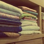 Dresser - Stack of Towels on Rack